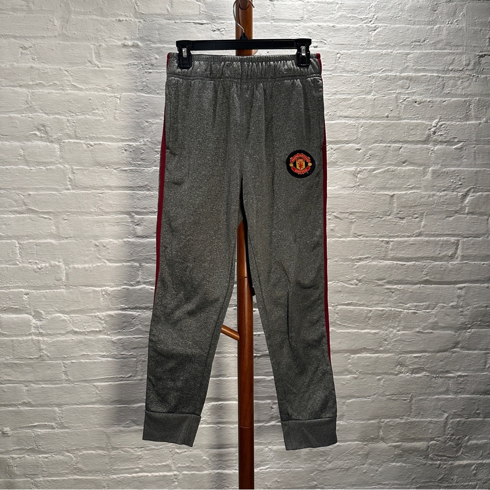 Manchester United stripe sweatpants gray